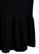 Strandkjole i viskose med flettede stropper, Svart, Packshot image number 3