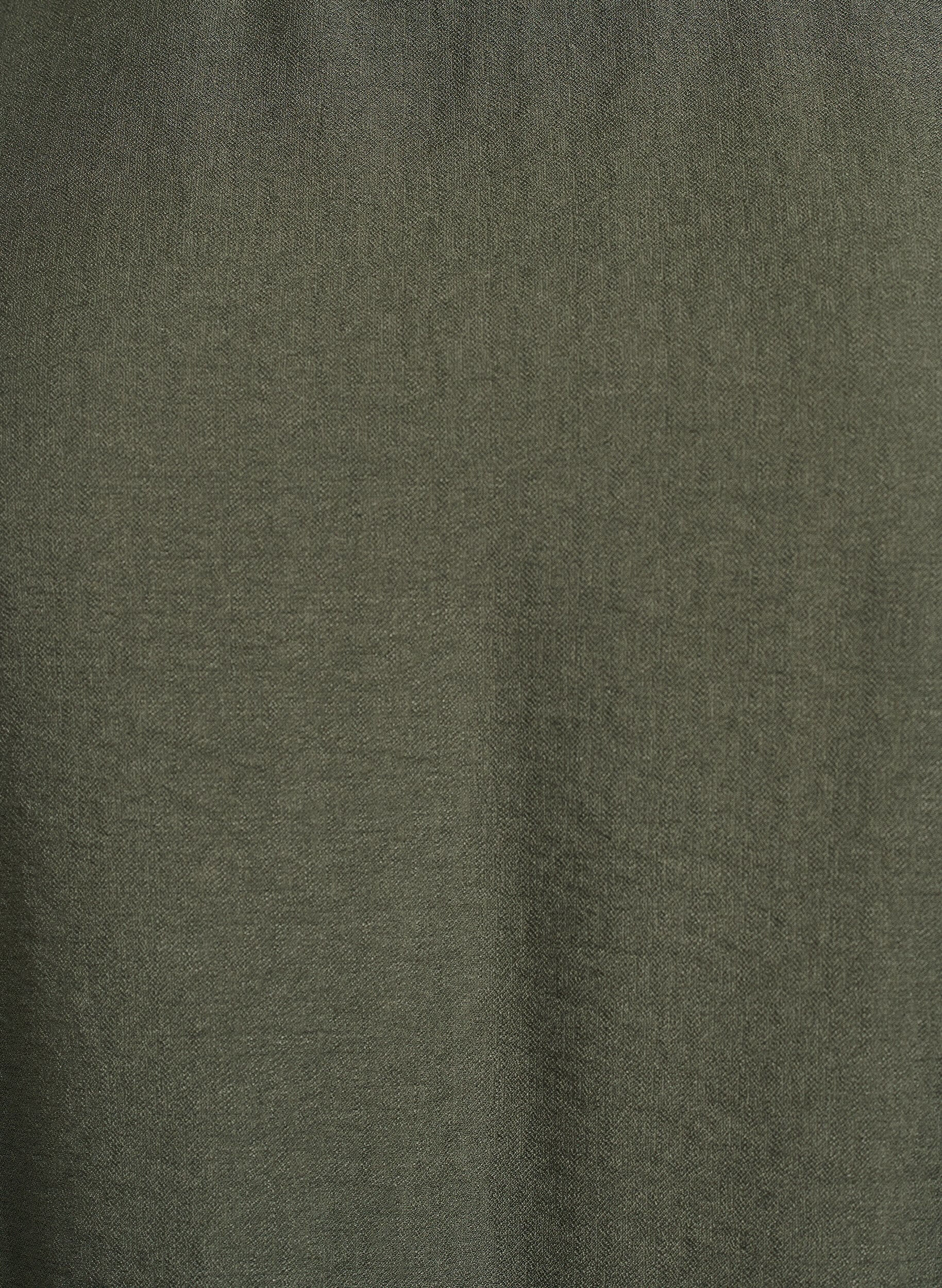 Zizzi Viskose bluse med 1/2 ermer, Gr&oslash;nn, Packshot image number 2