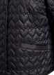 Lett polstret jakke med dekorativ quilting, Svart, Packshot image number 3