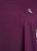 Treningsbluse med 3/4-ermer, Lilla, Packshot image number 2