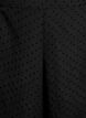 Loose fit chiffongbukser med prikker, Svart, Packshot image number 2