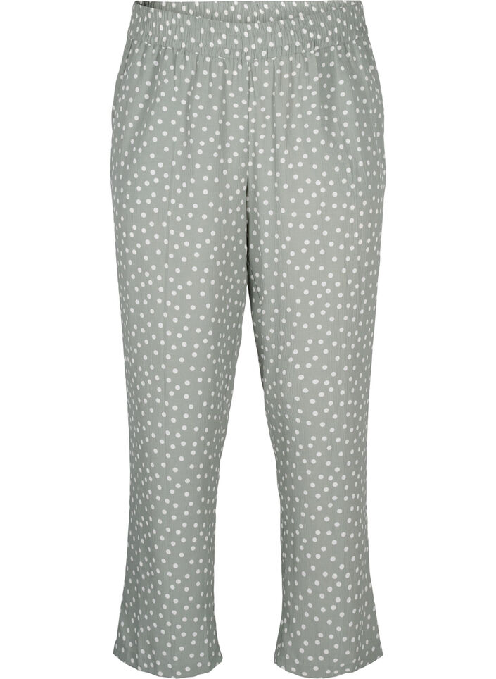 FLASH - Bukse med trykk og lommer, Iceberg Green Dot, Packshot image number 0