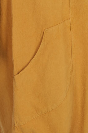 Kjole med lommer, Golden Yellow, Packshot image number 2