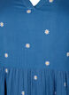 Myk bomullskjole med broderte blomster, Blue Horizon Daisy, Packshot image number 2