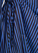 Stripete skjorte med wrap-effekt og et knytebelte, Bl&aring;, Packshot image number 3