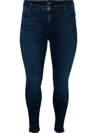Super slim Amy jeans med høyt liv, Blue/Black Denim