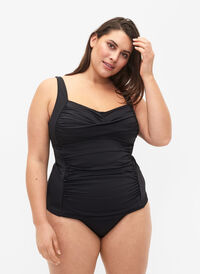 Tankini med draperinger, Black, Model