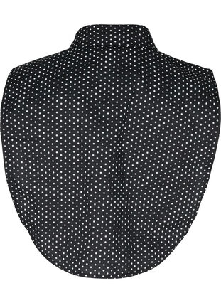 Løs krave med prikker, Black w. White, Packshot image number 1