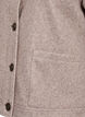 Kort skjortejakke med frynser, Beige, Packshot image number 2