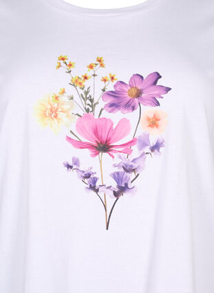 T-skjorter med blomstermotiv, Bright W. w. Flower, Packshot image number 2