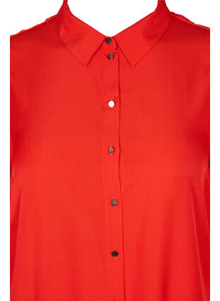 Skjortekjole med 3/4-ermer, Fiery Red, Packshot image number 2