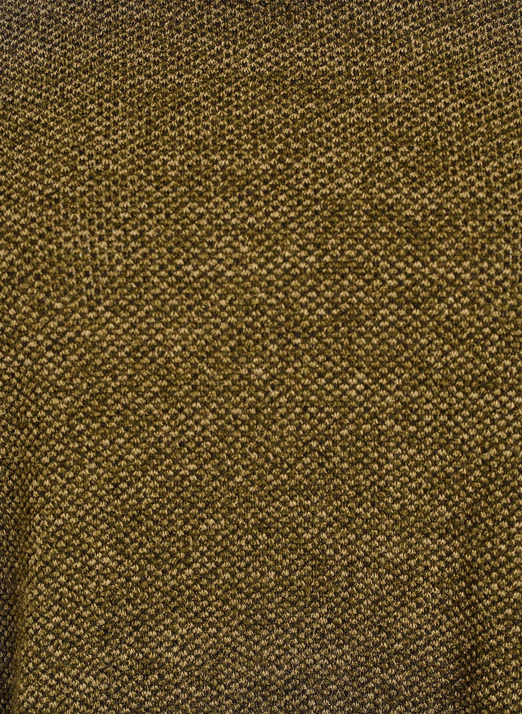 Zizzi Langermet bluse med tekstur, Gr&oslash;nn, Packshot image number 2