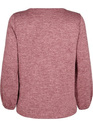 Zizzi FLASH - Jerseybluse med lange ermer, Rosa, Packshot image number 1