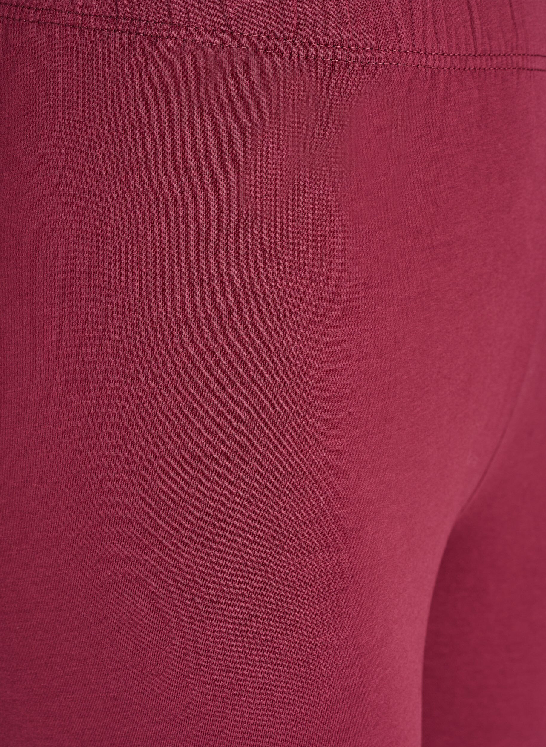 ZizziF&ocirc;ret tights i bomull, M&oslash;rk Bordeaux, Packshot image number 2