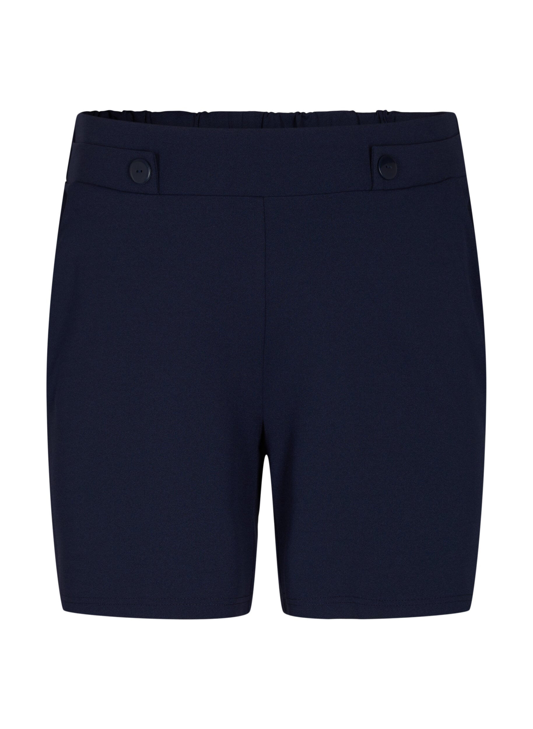 Shorts med lommer og l&oslash;s passform