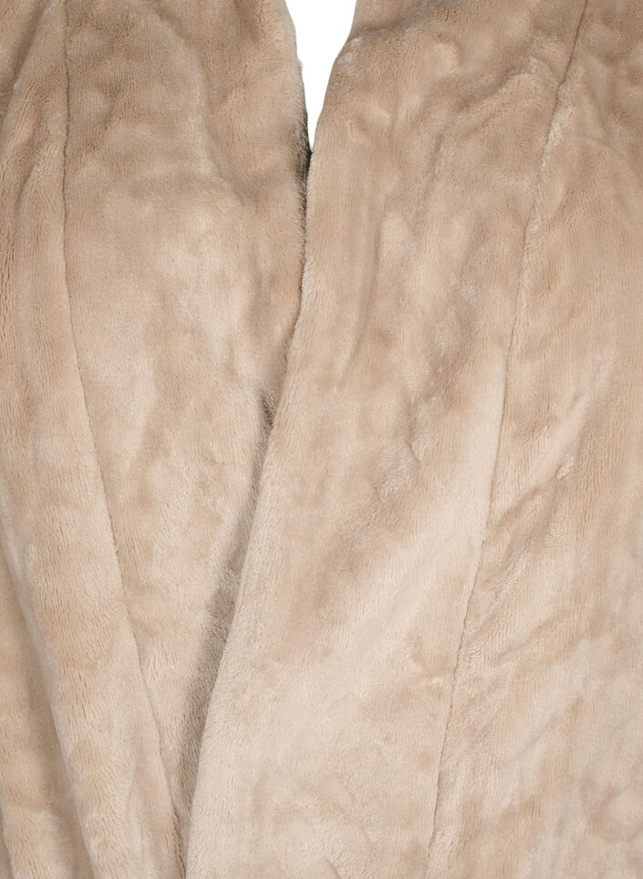 Morgenkåpe med lommer, Natural, Packshot image number 2