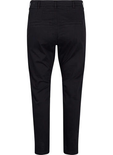 Chinos i bomull, Black, Packshot image number 1