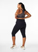 CORE, Squatsikre 3/4 treningsleggings med lomme, Svart, Model image number 1