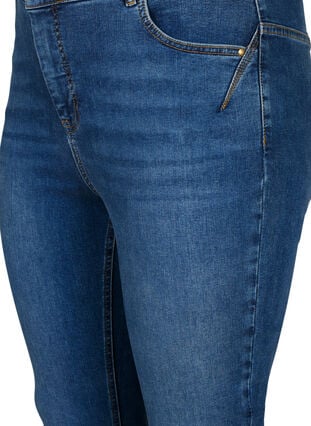 Super slanke Amy jeans med høy midje, Blue denim, Packshot image number 2