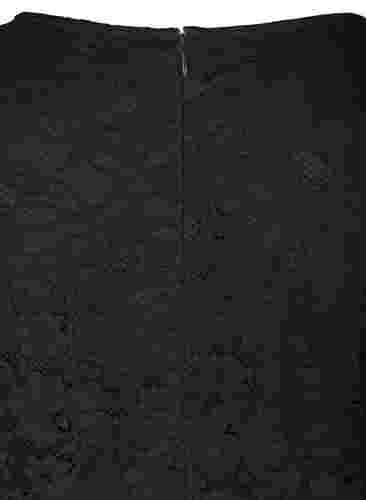 Blondekjole med 3/4-ermer, Black, Packshot image number 3