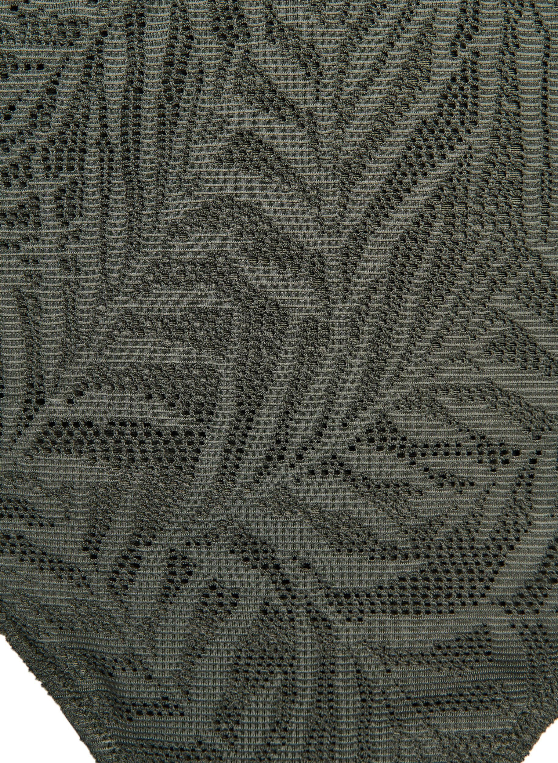 ZizziBrasiliansk bikinitruse i strukturert mesh, Gr&oslash;nn, Packshot image number 2