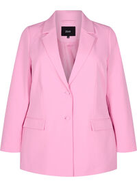 Klassisk blazer med knappelukking, Rosa Klassisk blazer med knappelukking