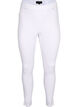Jeggings med h&oslash;y midje, Hvit, Packshot image number 0