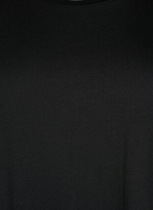 Zizzi Kortermet T-skjorte, 2 stk., Svart, Packshot image number 2