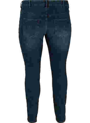 Slim fit Emily jeans med nagler, Dark blue, Packshot image number 1