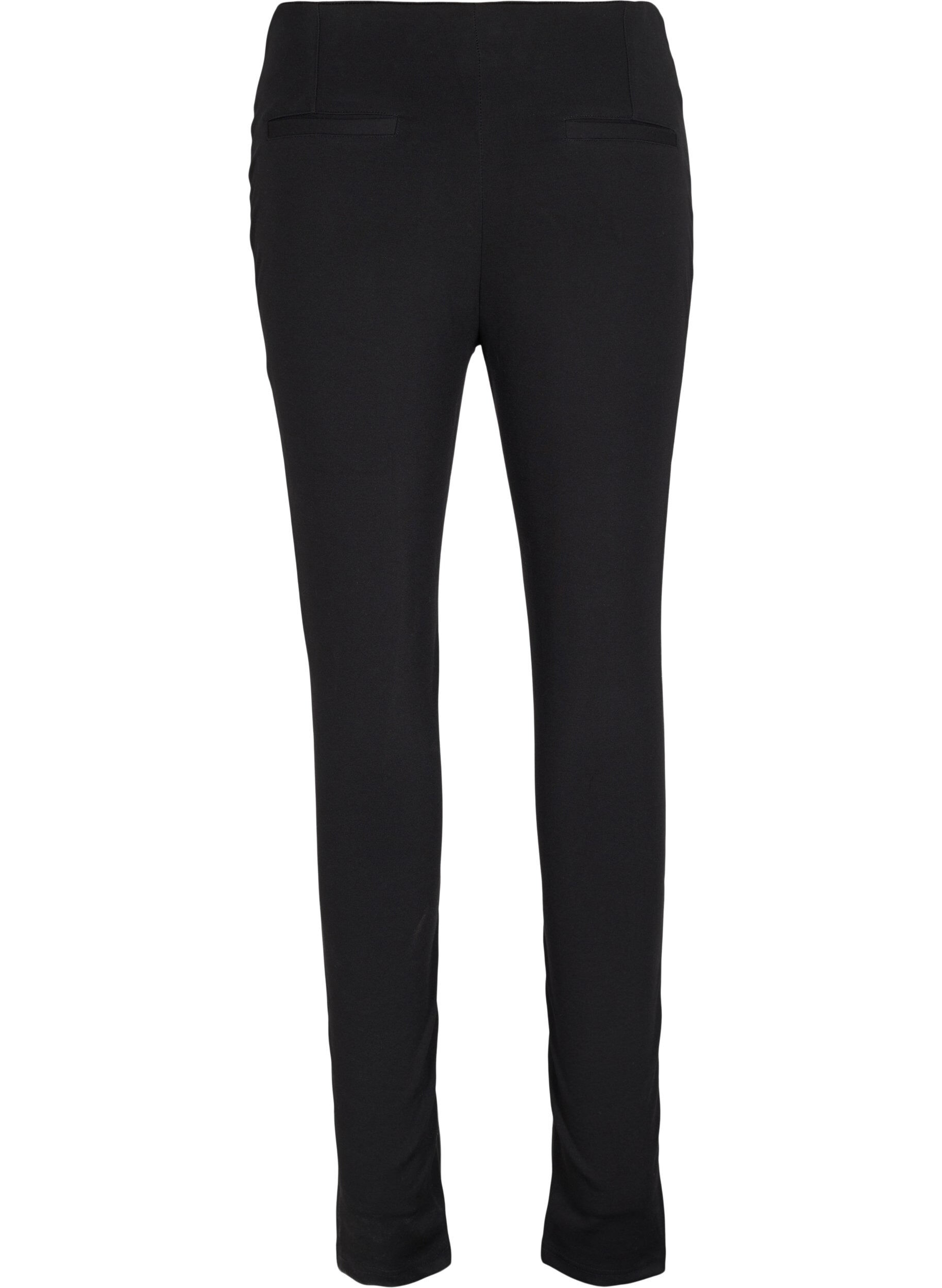 Zizzi Leggings med imitert skinn, Black, Packshot image number 1