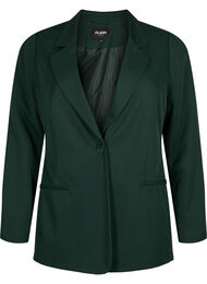 FLASH - Enkel blazer med knapp, Scarab