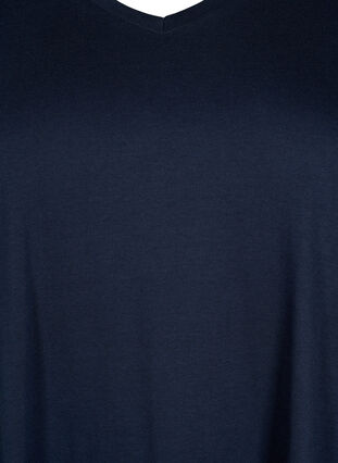 Kortermet T-skjorte med A-form, Navy Blazer, Packshot image number 2