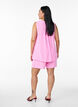 Shorts med lommer og elastisk linning, Rosa, Model image number 2