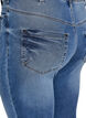 Cropped Amy jeans med glidel&aring;sdetaljer, Bl&aring;, Packshot image number 3