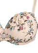 Formstøpt BH med broderte blomster, Rosa, Packshot image number 2