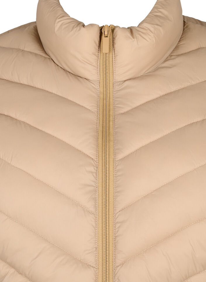 Lett jakke med lommer, Brun, Packshot image number 2