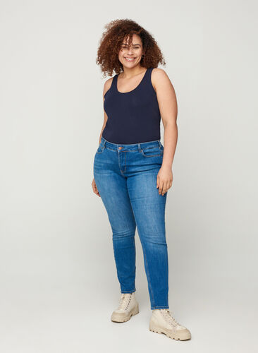 Zizzi Basistopp, Blå, Model image number 1