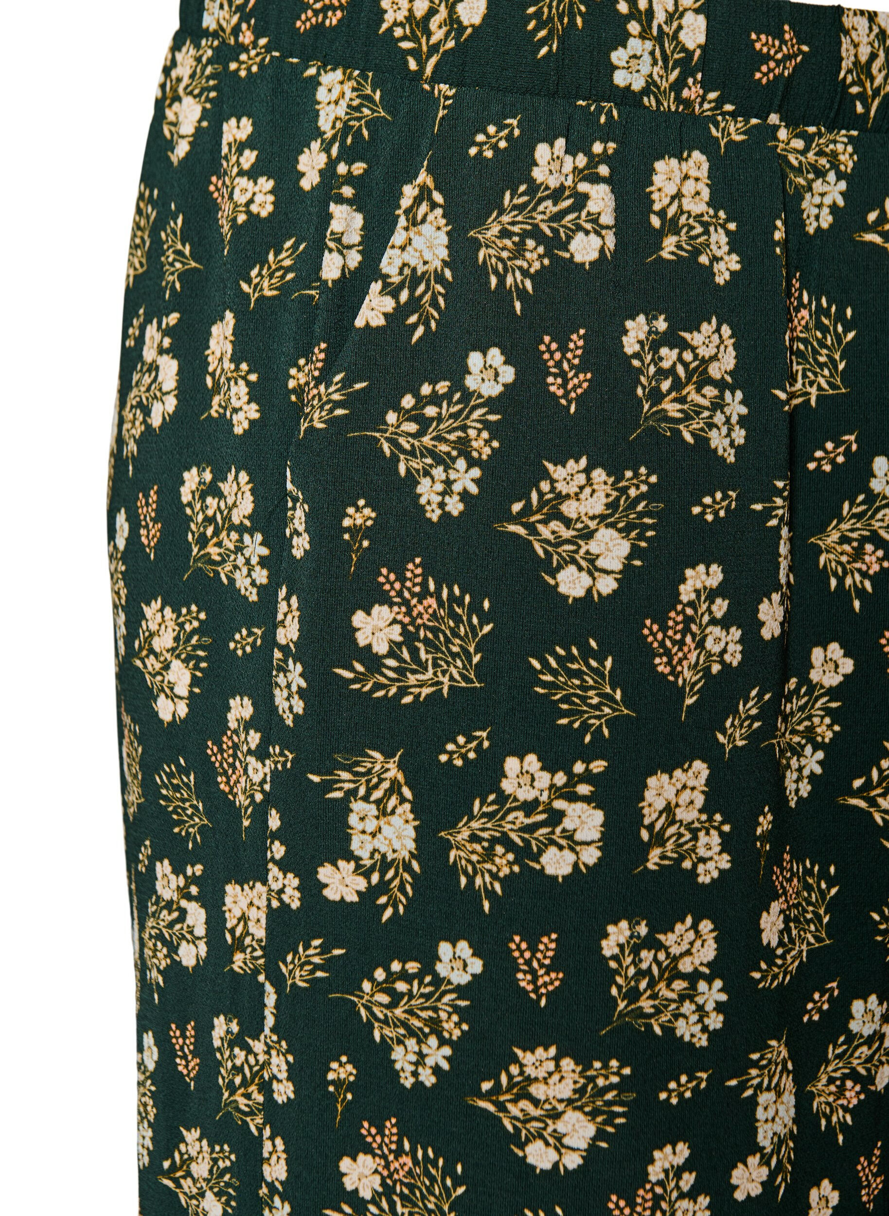 ZizziCulottebukser med m&oslash;nster, Svart, Packshot image number 2
