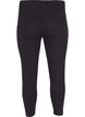 Basisleggings i viskose med 3/4-lengde, Svart, Packshot image number 1