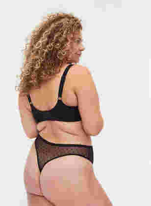 G-streng med mesh, 2 stk., Black, Model