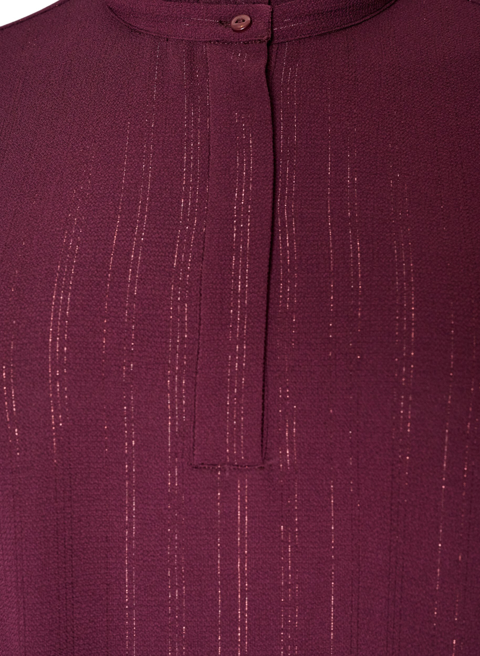 ZizziKort kjole med volanger og glitter, R&oslash;d, Packshot image number 2