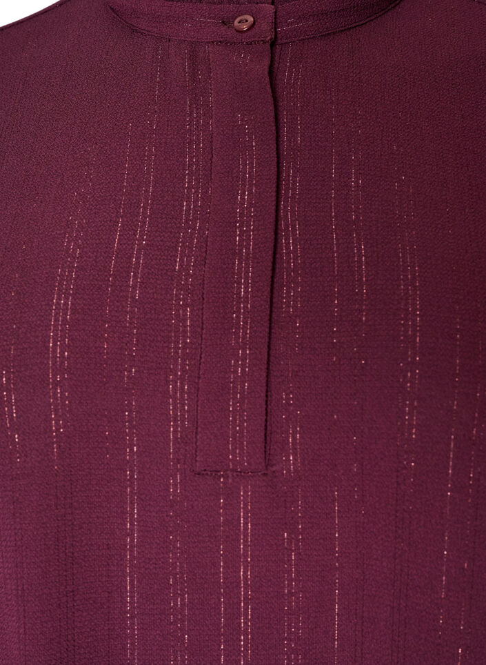 Kort kjole med volanger og glitter, R&oslash;d, Packshot image number 2