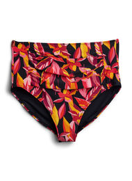 Bikinitruser med høy midje og trykk, Small Leaf Expl. AOP