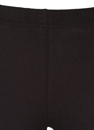 3/4-leggings med knapper, Black, Packshot image number 2