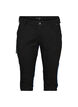 Slim-fit capri-jeans med lommer, Svart, Packshot image number 0