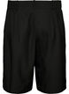 Loose fit Bermuda shorts med h&oslash;y midje, Svart, Packshot image number 1