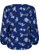 FLASH - Langermet bluse med små blomster, Blue Flower, Packshot image number 1