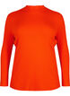 Tettsittende viskosebluse med høy hals, Orange.com, Packshot image number 0