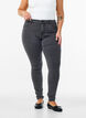 Super slim Amy jeans med høyt liv, Grå, Model image number 2