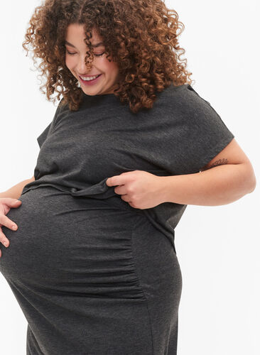 Melert sett til gravide, Black Melange, Model image number 3